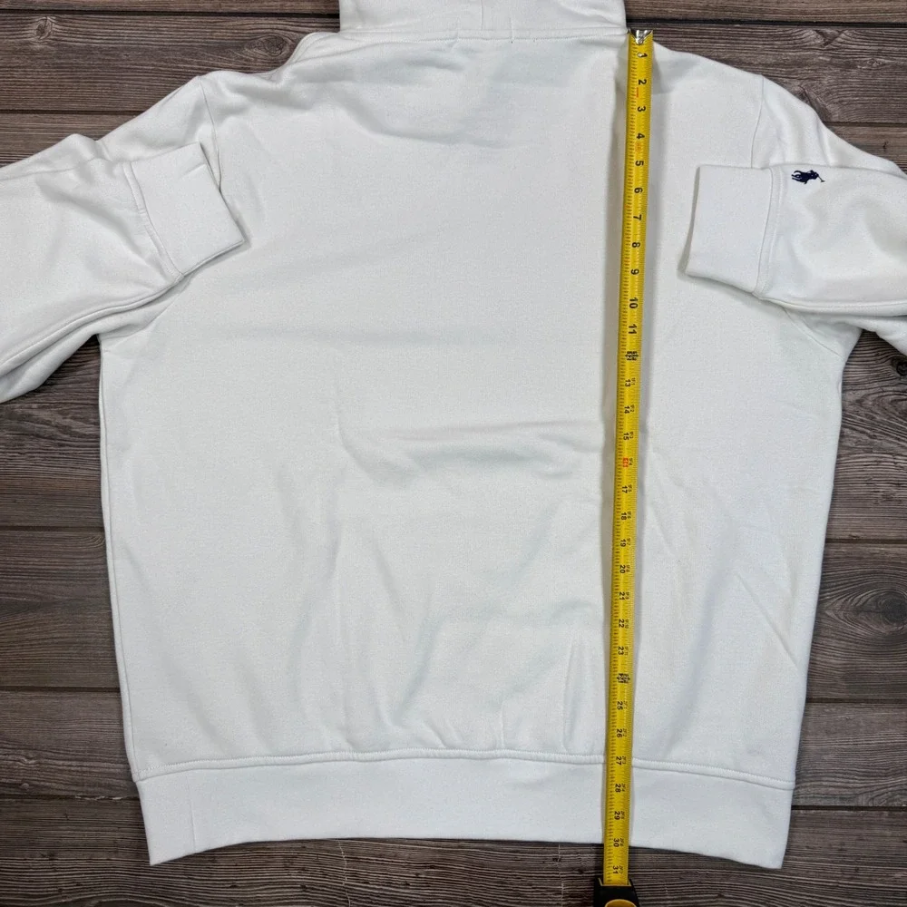 Polo Ralph Lauren Mens Hoodie Size‎ XXL Parchment Cream Logo Fleece NEW